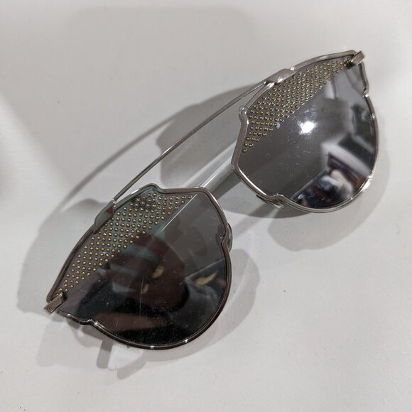 Dior So Real Studded 59mm Brow Bar Sunglasses OS - Picture 6 of 6